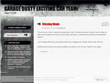 Tablet Screenshot of garagedusty.com